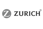 Logo de Zurich Seguros en escala de grises